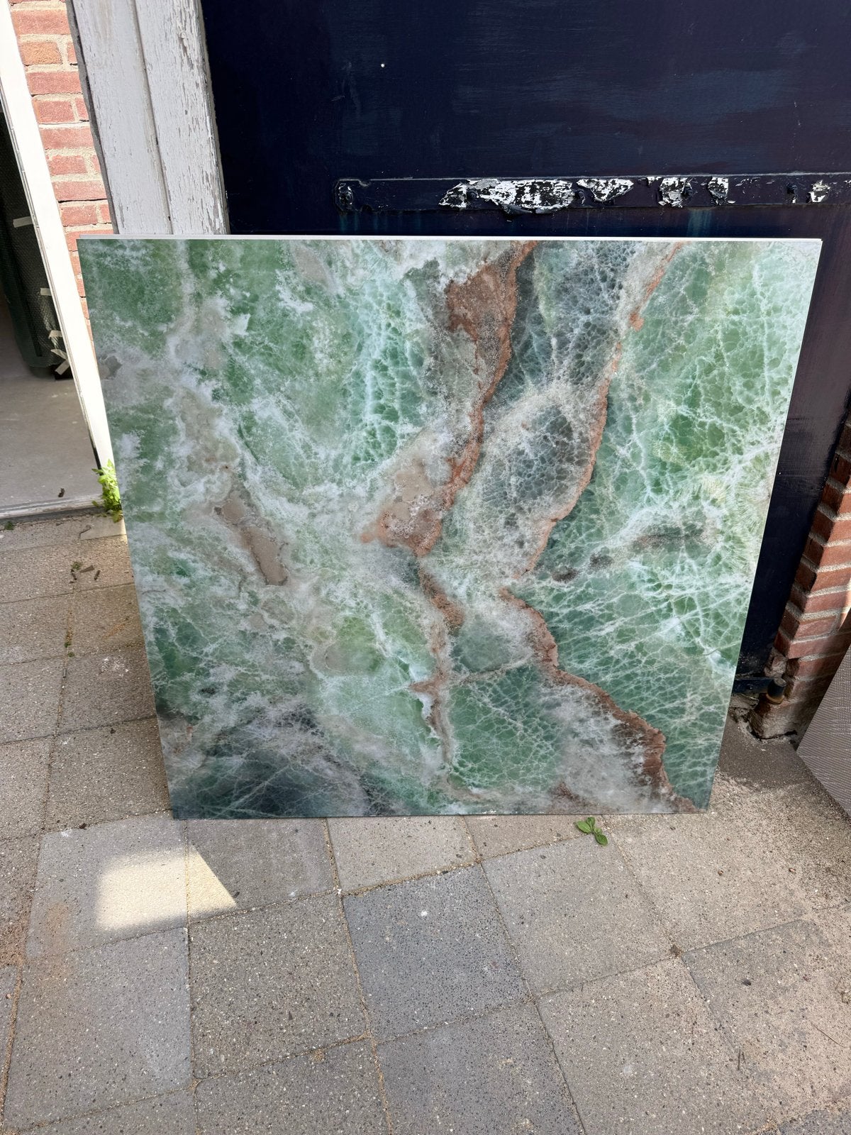 Lixium tegel Porselein 120x120 - Groen (Jade) Vloer & Wand, Ophalen, 60 cm of meer, Nieuw, Minder dan 5 m²