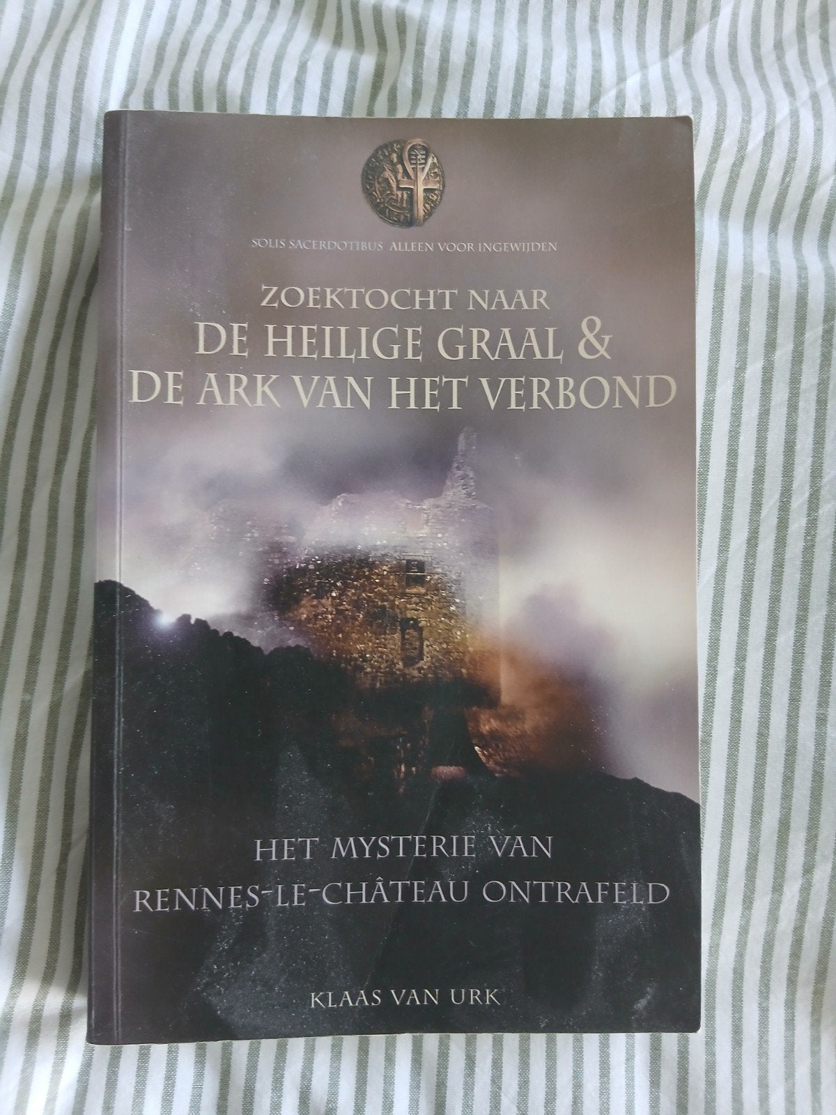 Zoektocht naar de Heilige Graal & de Ark van het Verbond, Verzenden, Zo goed als nieuw, Spiritualiteit algemeen, Klaas van Urk