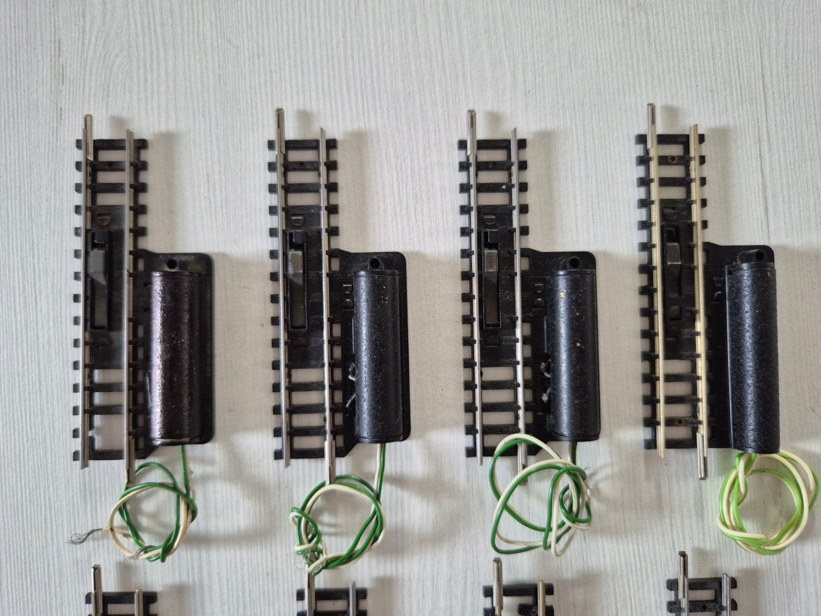 8 Minitrix elektrische ontkoppelrails 4969, Gebruikt, Gelijkstroom, Trix, Rails