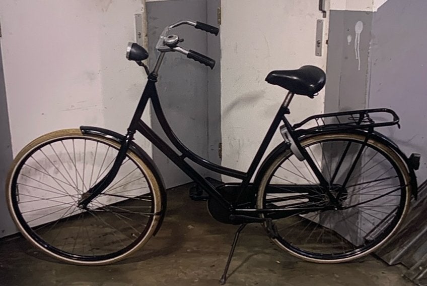 omafiets met terugtrsprem 28 inch, 56 cm of meer, Ophalen, Gebruikt, Terugtraprem