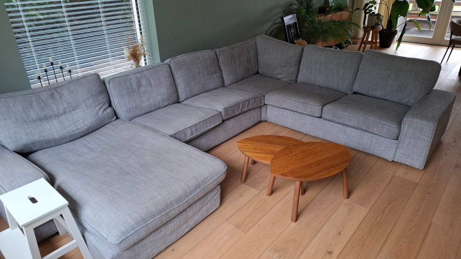 IKEA Kivik bank - Grote hoekbank met chaise longue, Ophalen, Gebruikt, Stof