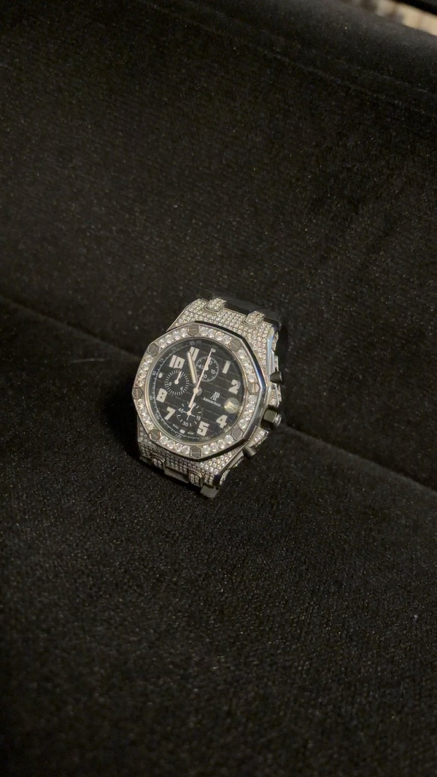 Audemars Piquet Royal Oak offshore, Staal, Polshorloge, Overige materialen, Zo goed als nieuw