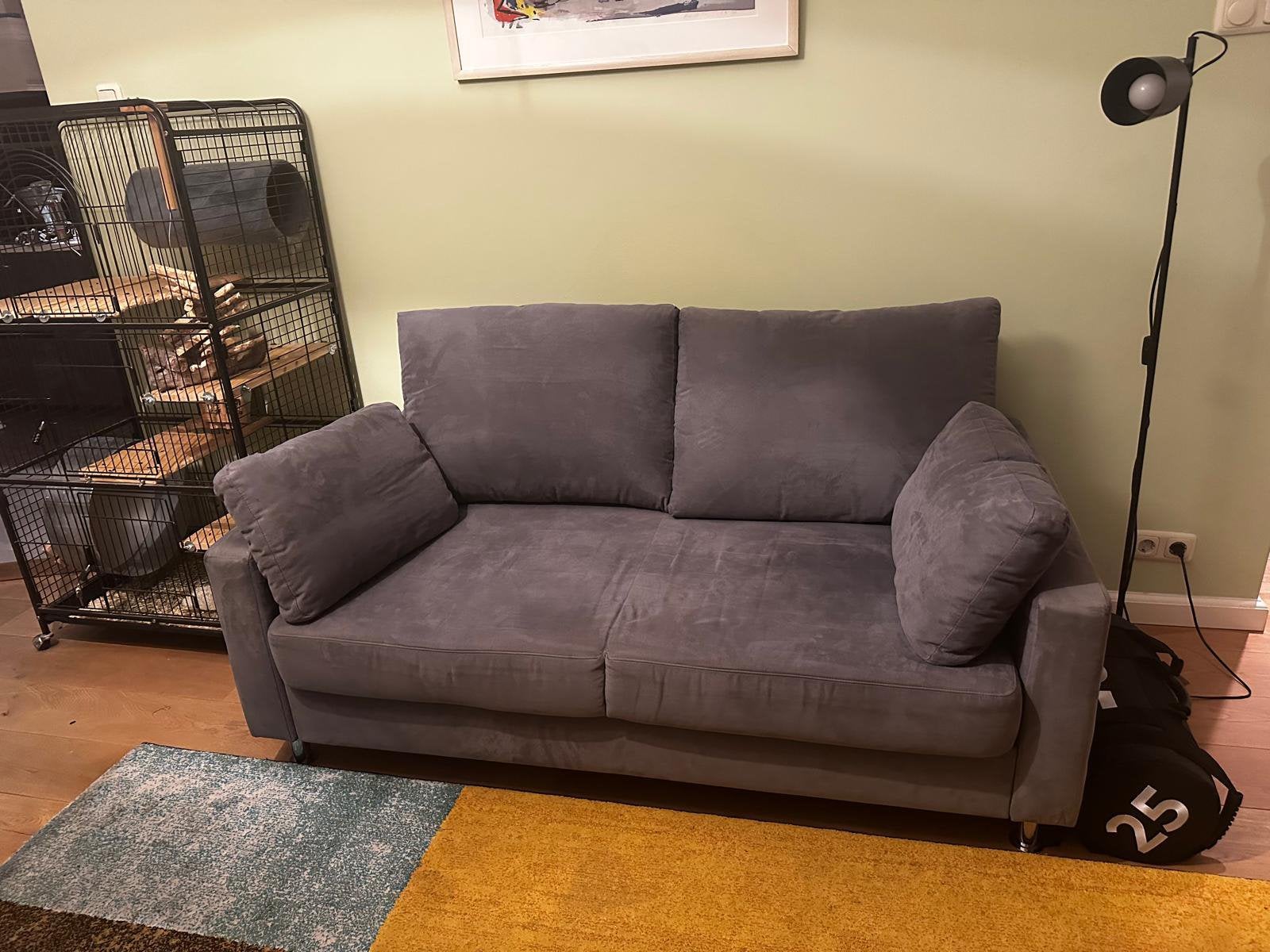 Extendable sofa bed, Ophalen, Gebruikt, 150 tot 200 cm, Tweepersoons