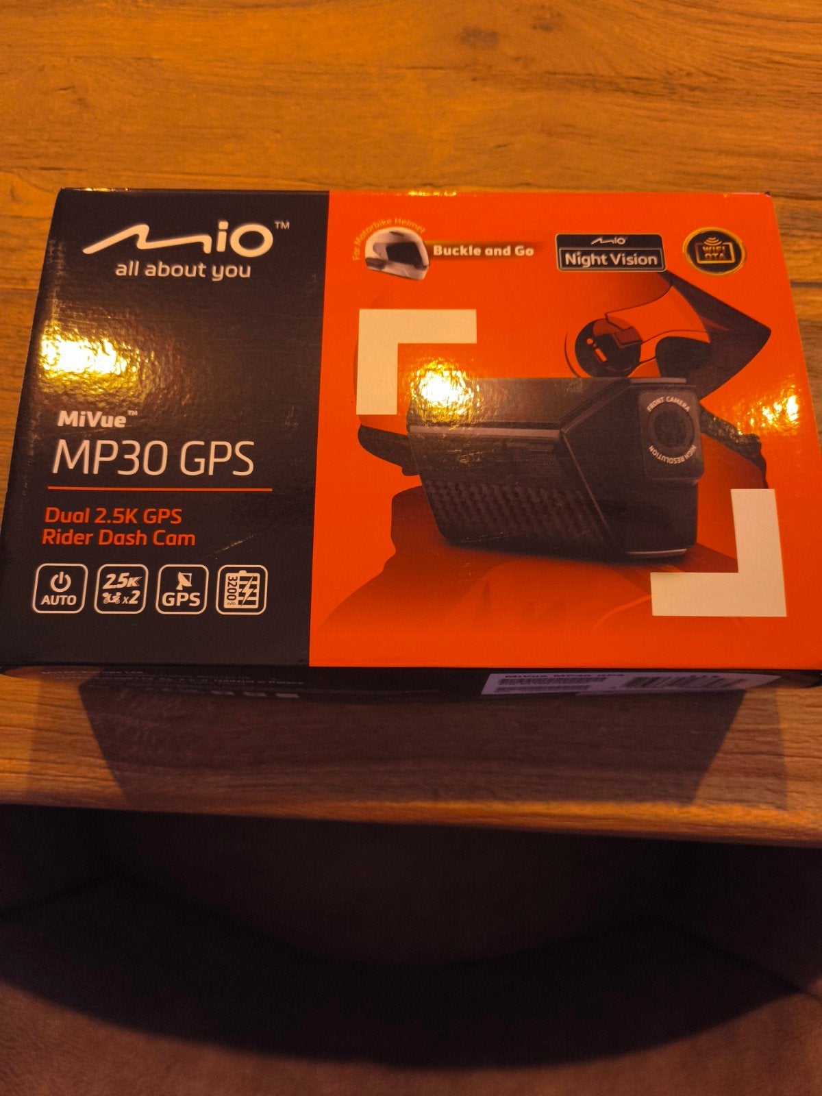 Mio MiVue MP30 GPS Rider Dash Cam -, Ophalen of Verzenden, Zo goed als nieuw