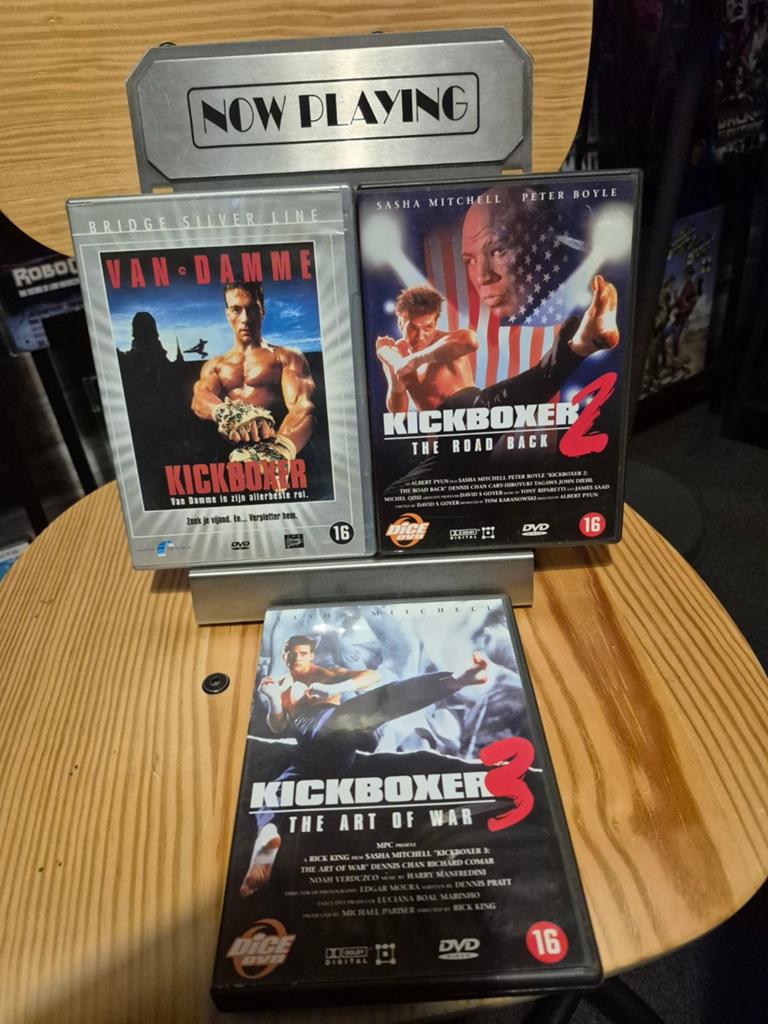 Kickboxer 1, 2 & 3 DVD - Nederlands ondertiteld, Cd's en Dvd's, Dvd's | Actie, Gebruikt, Martial Arts, Boxset, Vanaf 16 jaar, Ophalen of Verzenden