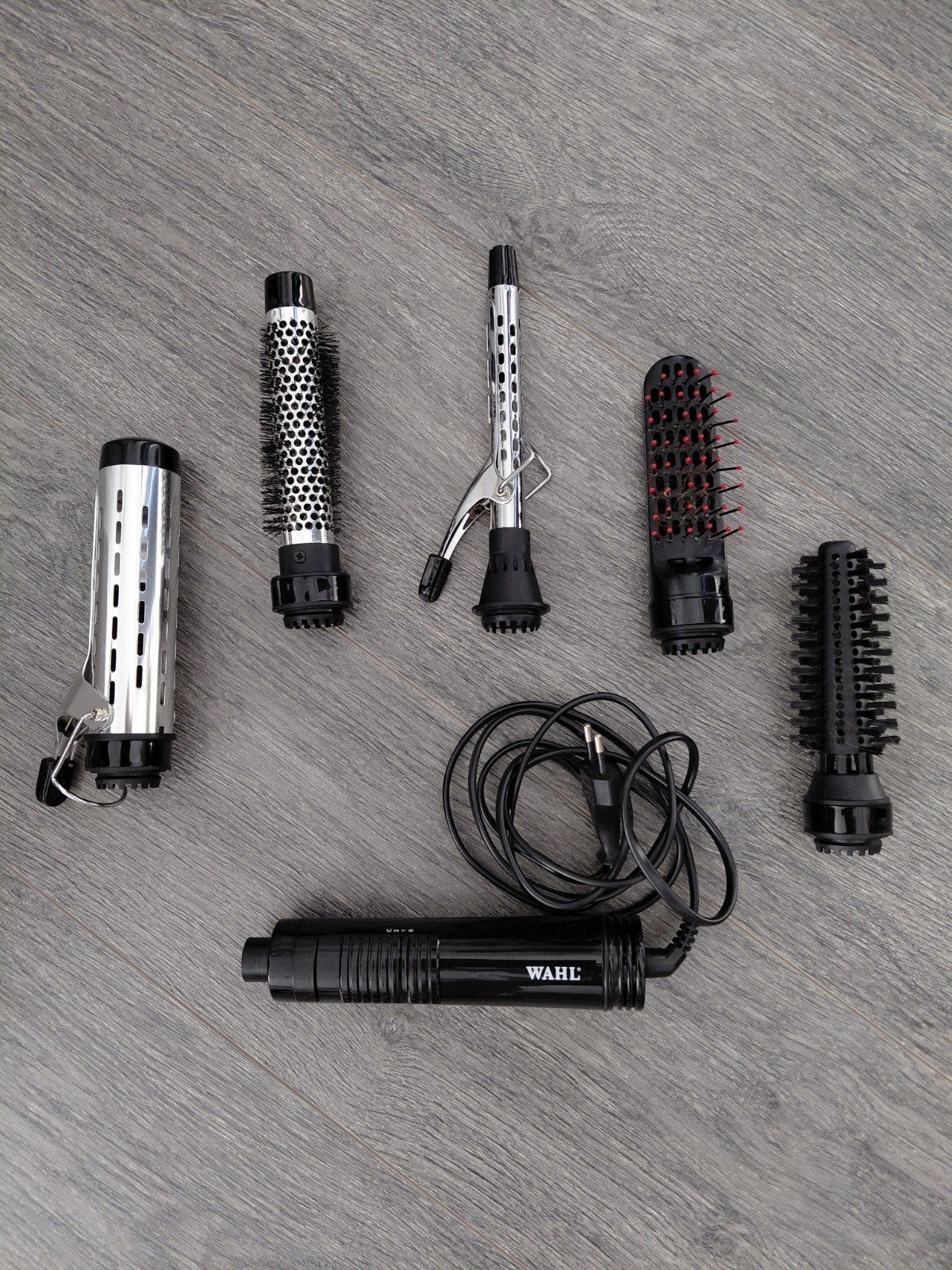 Wahl professionele fohn / hairstyler 5 hulpstukken als nieuw, Ophalen of Verzenden, Zo goed als nieuw, Föhn of Haardroger