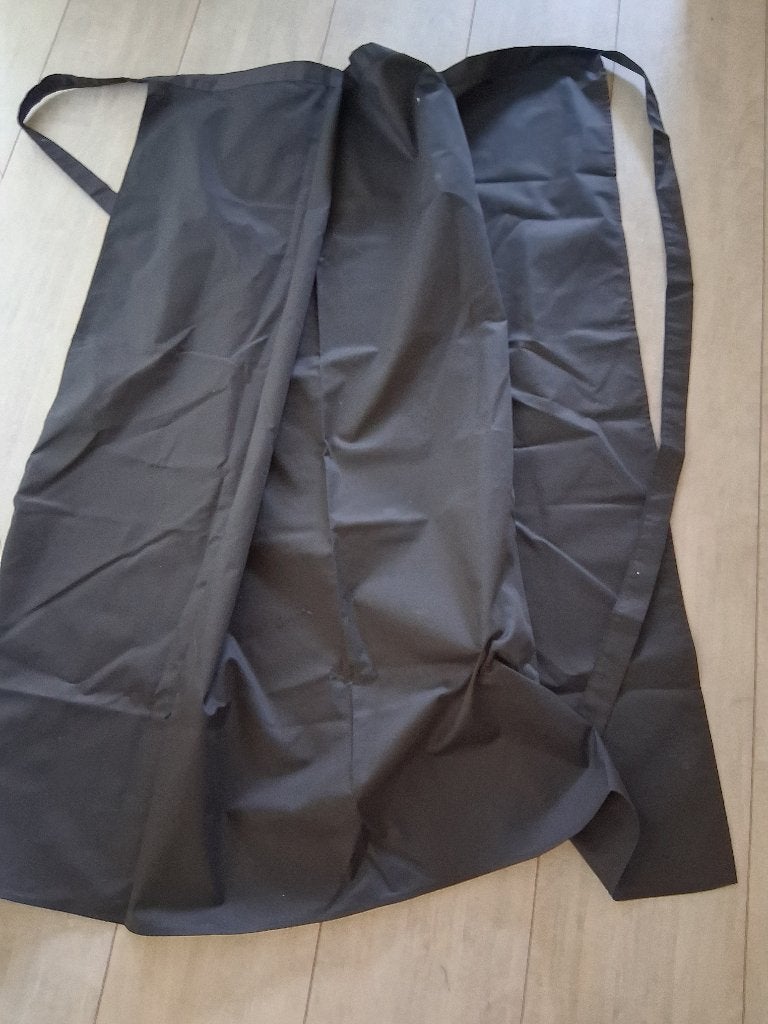 Grote bbq sloof zwart sterke kwaliteit 100x100 cm, Huis en Inrichting, Schort, Overige merken, Zwart, Polyester