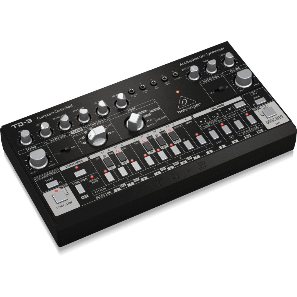 Behringer TD-3-BK analoge bass line synthesizer zwart, Muziek en Instrumenten, ., Ophalen of Verzenden, ., .