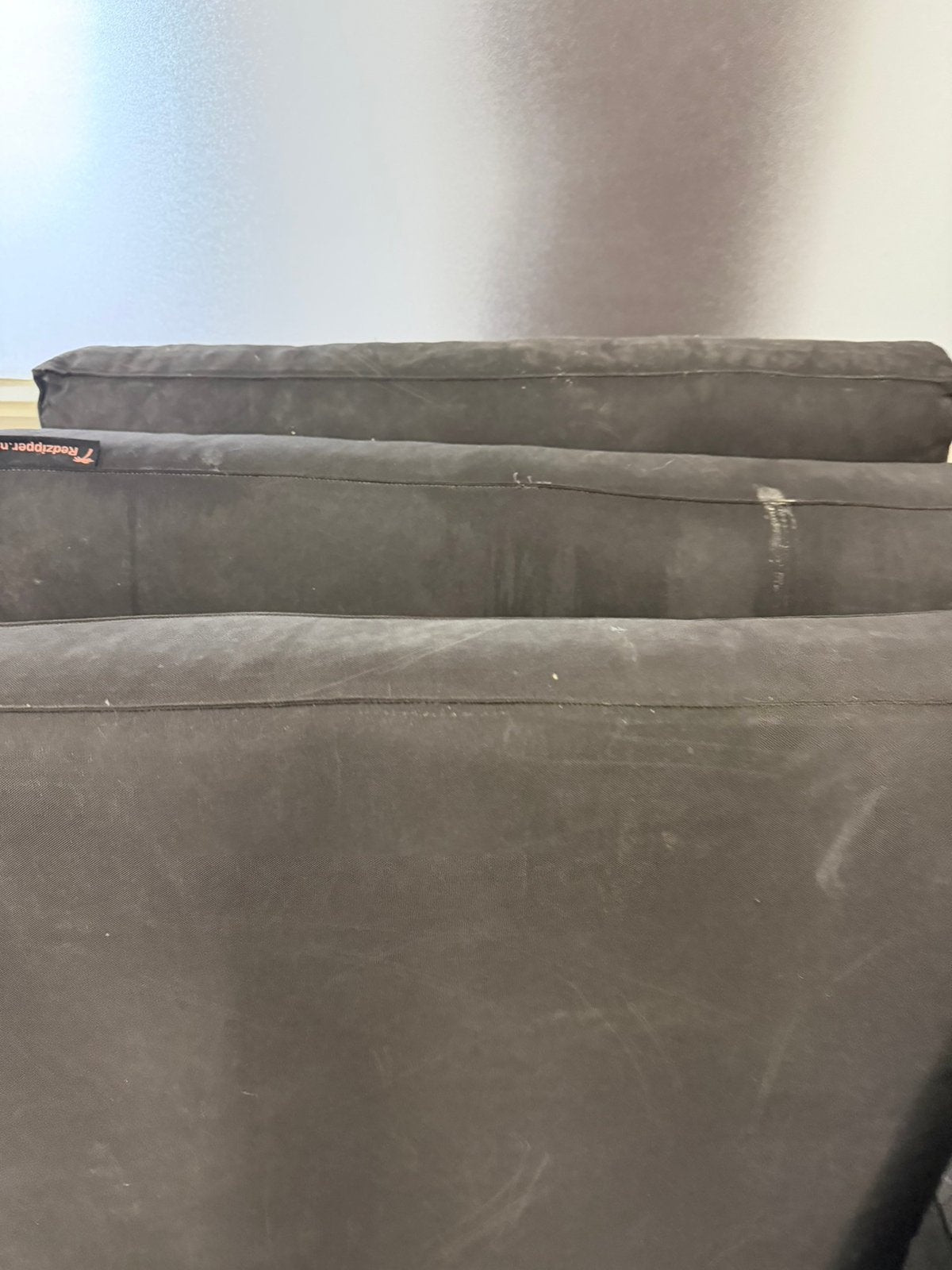 3 Pallet kussens zwart, Ophalen, Gebruikt