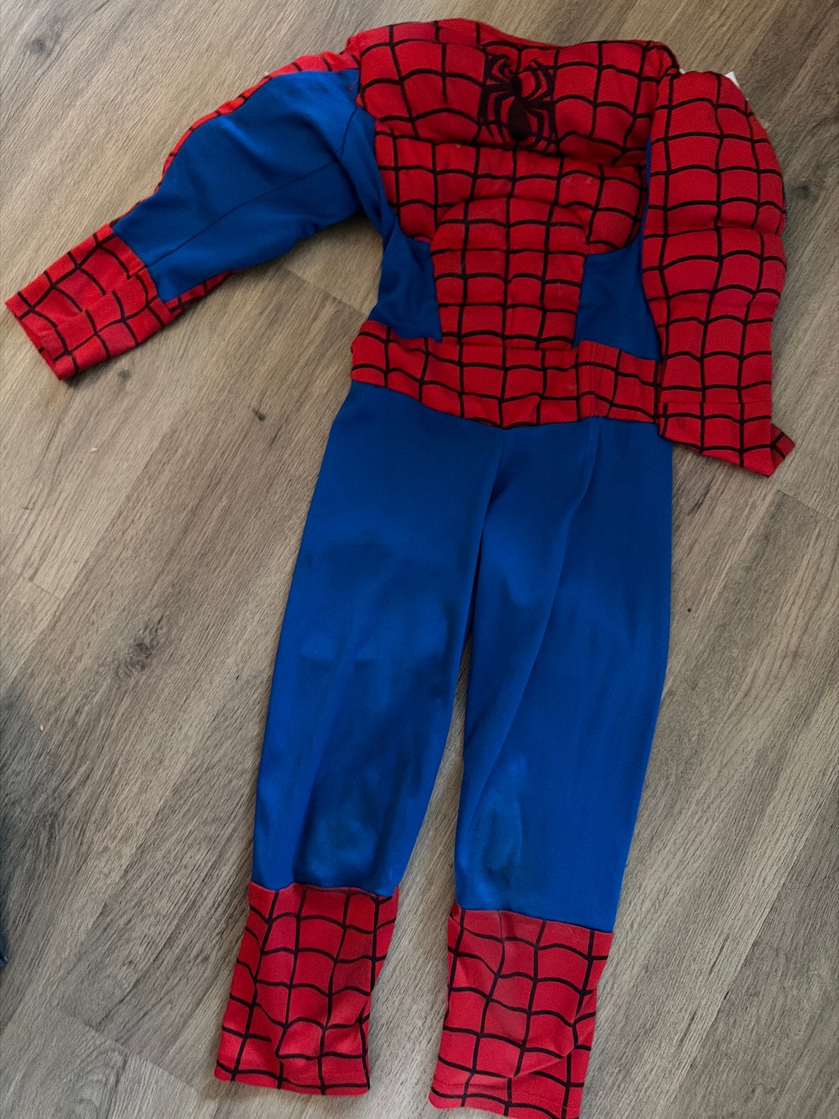 Spiderman Verkleedpak Maat 110-116, Kinderen en Baby's, Carnavalskleding en Verkleedspullen, Ophalen of Verzenden, Gebruikt, 110 t/m 116