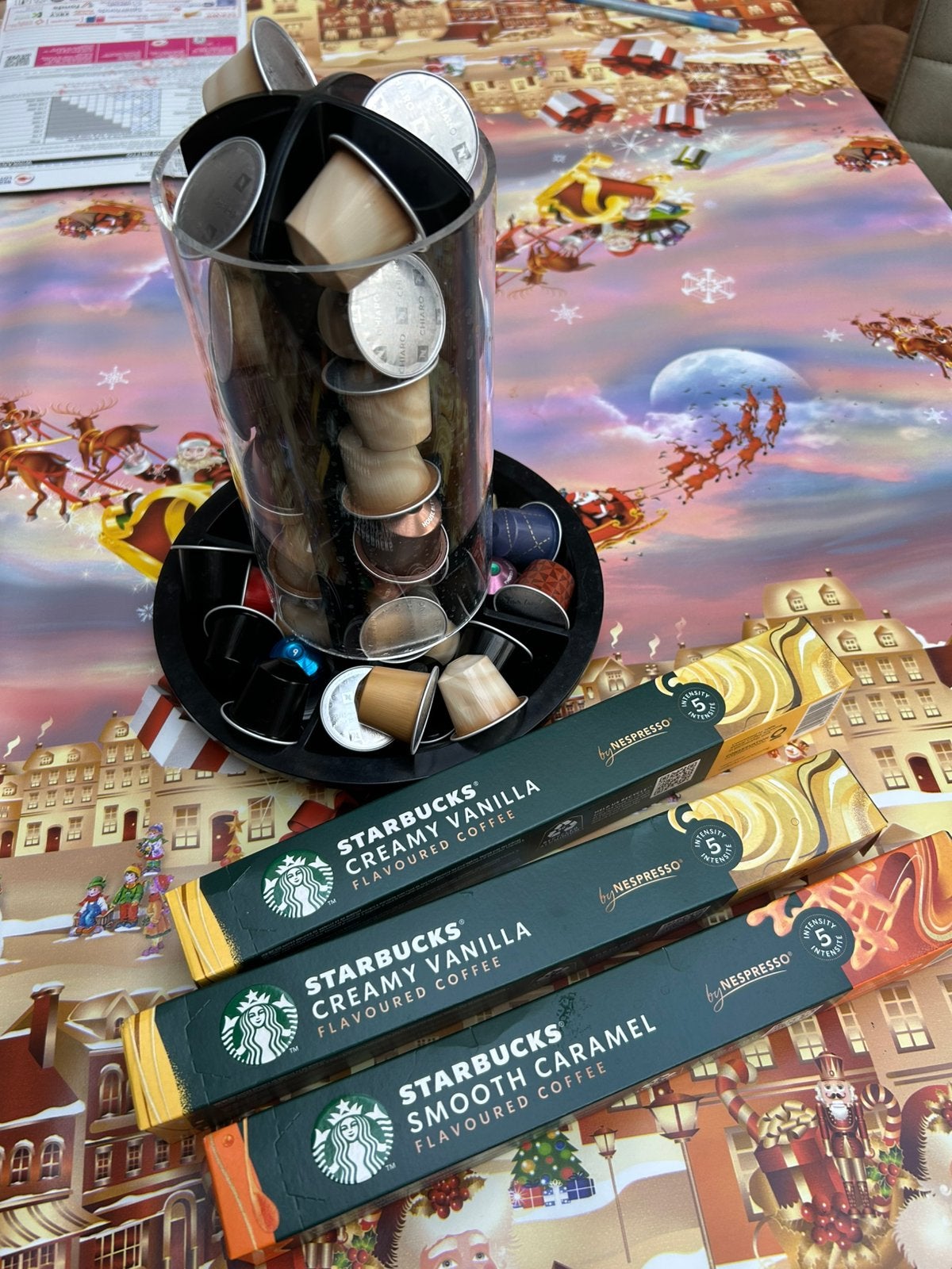 Nespresso capsulehouder -Handige opberger inclusief capsules, Ophalen of Verzenden, Gebruikt, Overige modellen, Koffiepads en cups