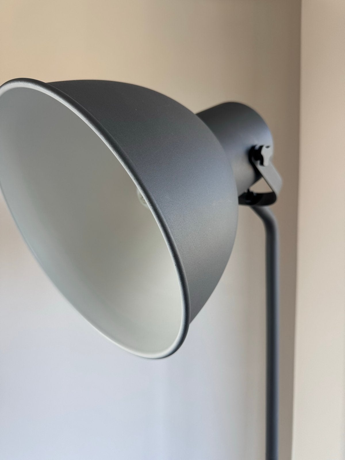 IKEA Hektar staande lamp, donkergrijs, Ophalen, Gebruikt, Metaal, 150 tot 200 cm