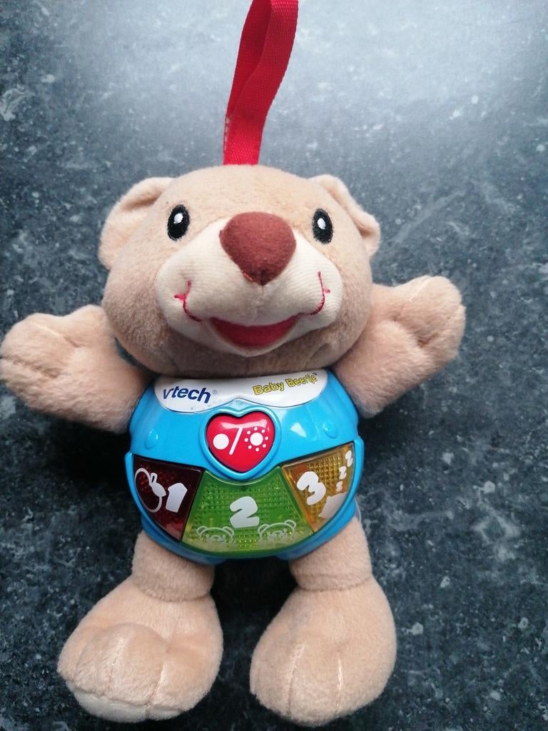 VTech Baby beertje met licht en geluid, Praat, telt en zingt, Ophalen of Verzenden, Zo goed als nieuw, Overige typen, Met licht