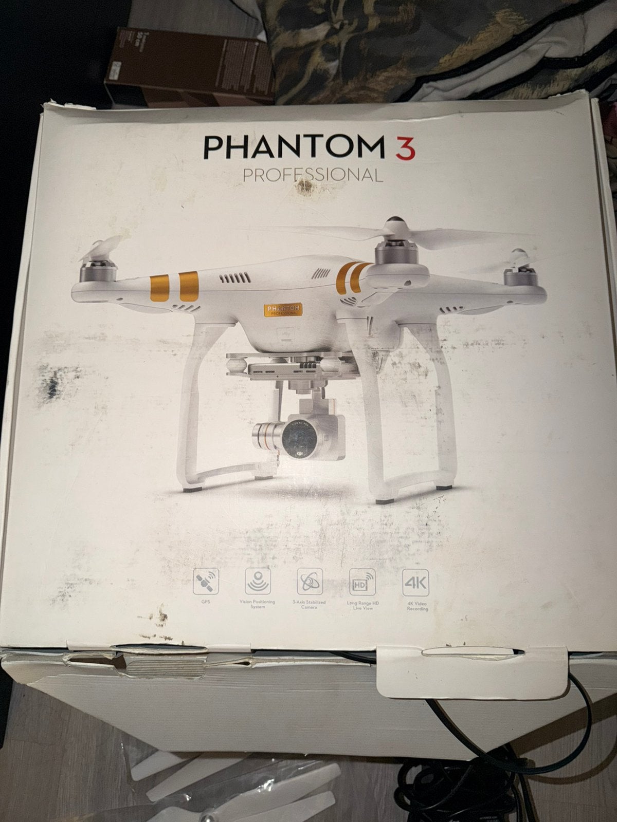 DJI Phantom 3 Professional 4K Drone | 3 Accu’s | Compleet, Ophalen, Cameradrone, 15 tot 30 minuten, Zo goed als nieuw