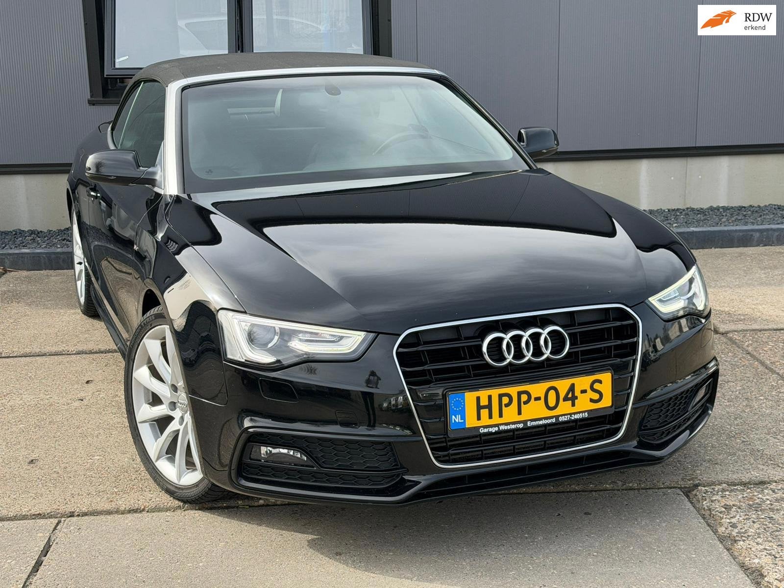 Audi A5 Cabriolet 1.8 TFSI S-Line Sport Edition Open Days, Auto's, Audi, Gebruikt, Zwart, 4 cilinders, Cabriolet