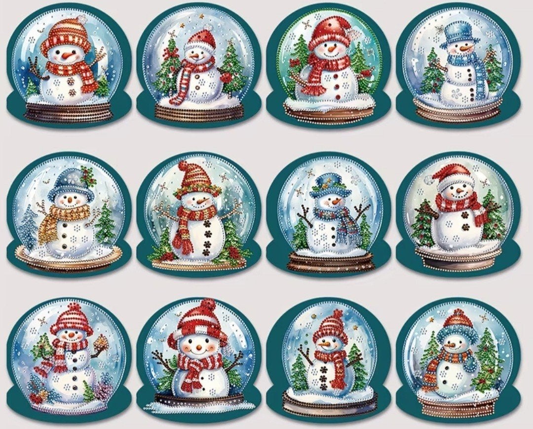 Diamond painting kerstkaarten, Ophalen of Verzenden, Nieuw, Kerst, Overige typen