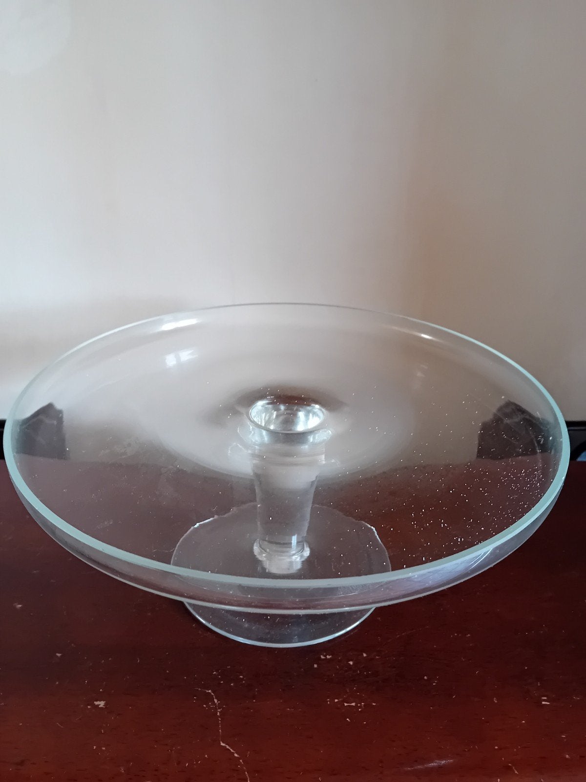 Glazen taartplateau, Ophalen, Landelijk/Boerenbont, Glas, Schaal of Schalen