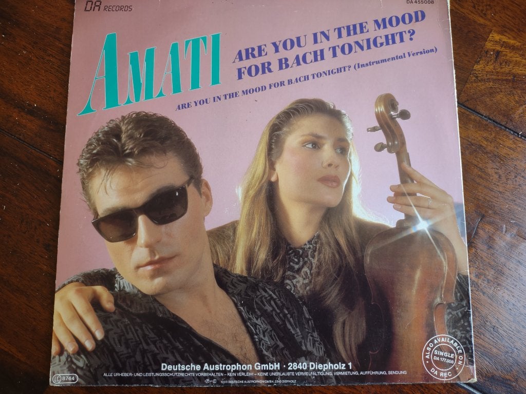 Maxi single - Amati - Are you in the mood for Bach tonight?, Ophalen of Verzenden, Zo goed als nieuw, Dance en House