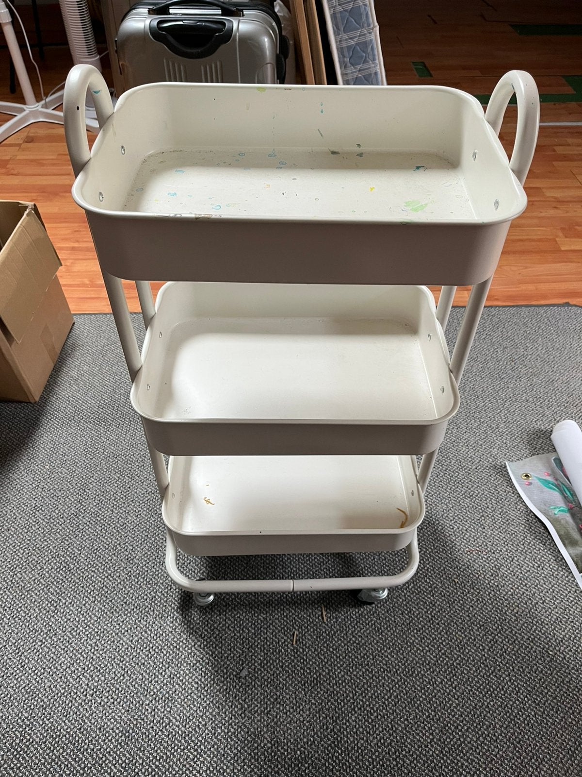 3 keuken trolleys, Ophalen
