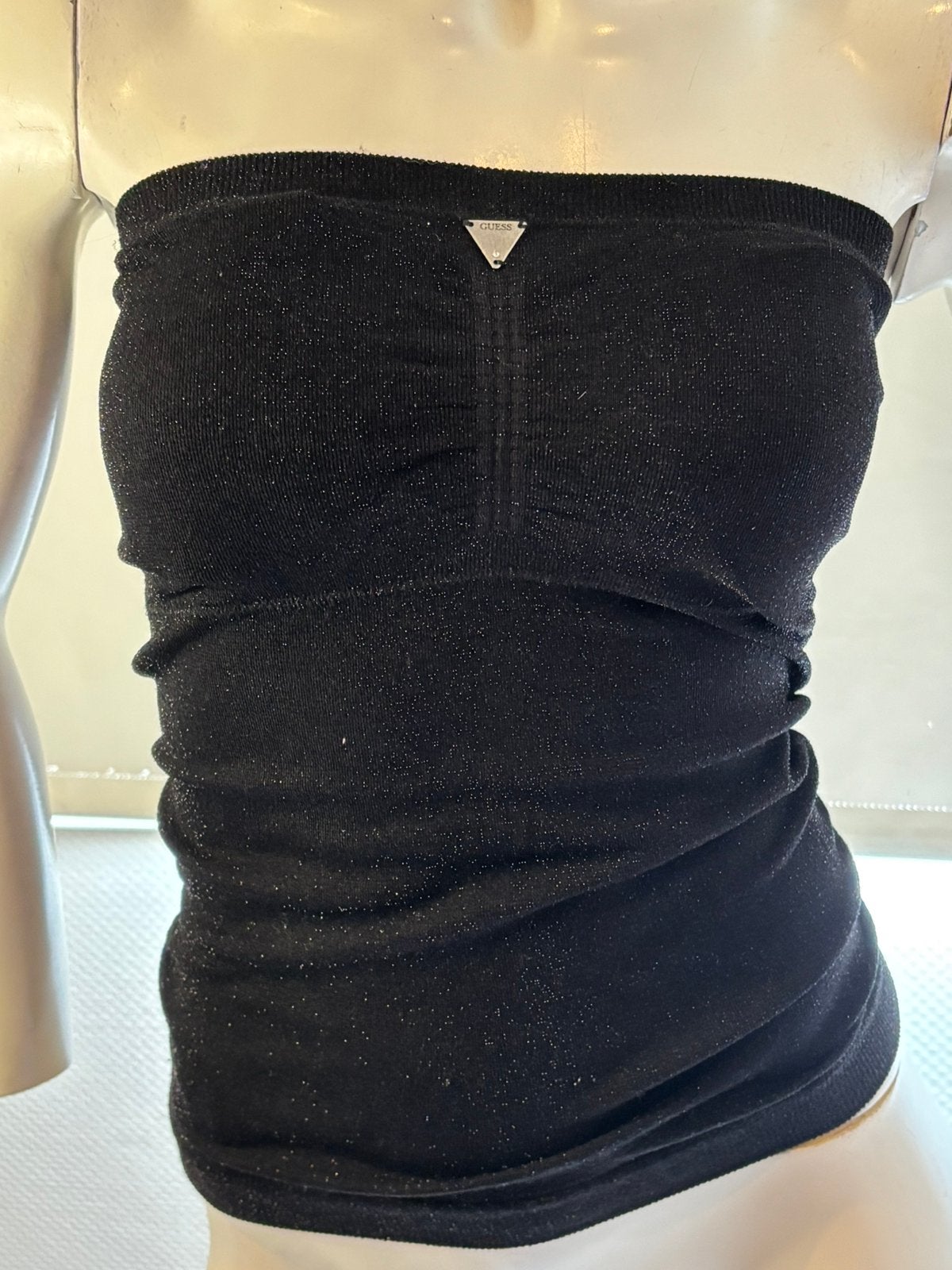 Guess glitter top maat s, Kleding | Dames, ., Zwart, Ophalen of Verzenden, Zo goed als nieuw