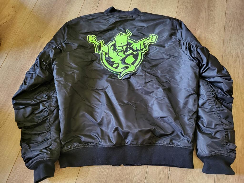 Thunderdome high voltage bomberjacket, Ophalen of Verzenden, Zo goed als nieuw, Maat 56/58 (XL), Zwart