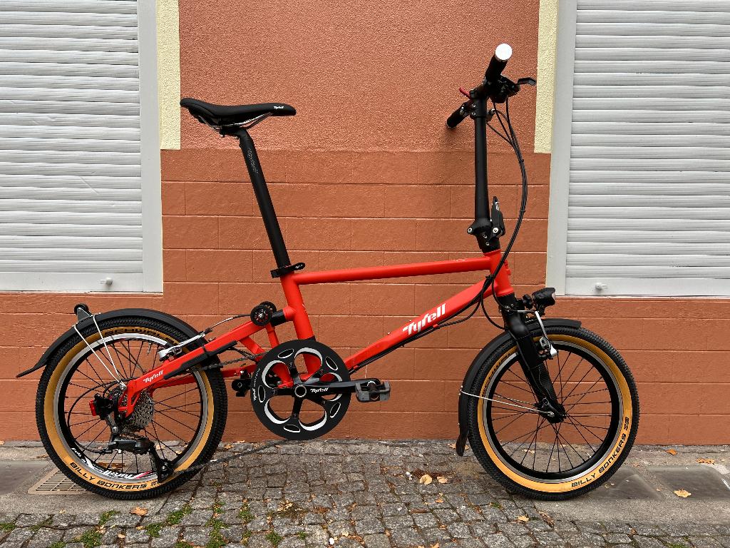 tyrell ive faltrad klapprad japan, Fietsen en Brommers, Fietsen | Vouwfietsen, Overige merken, Verzenden, 16 tot 18 inch, Versnellingen