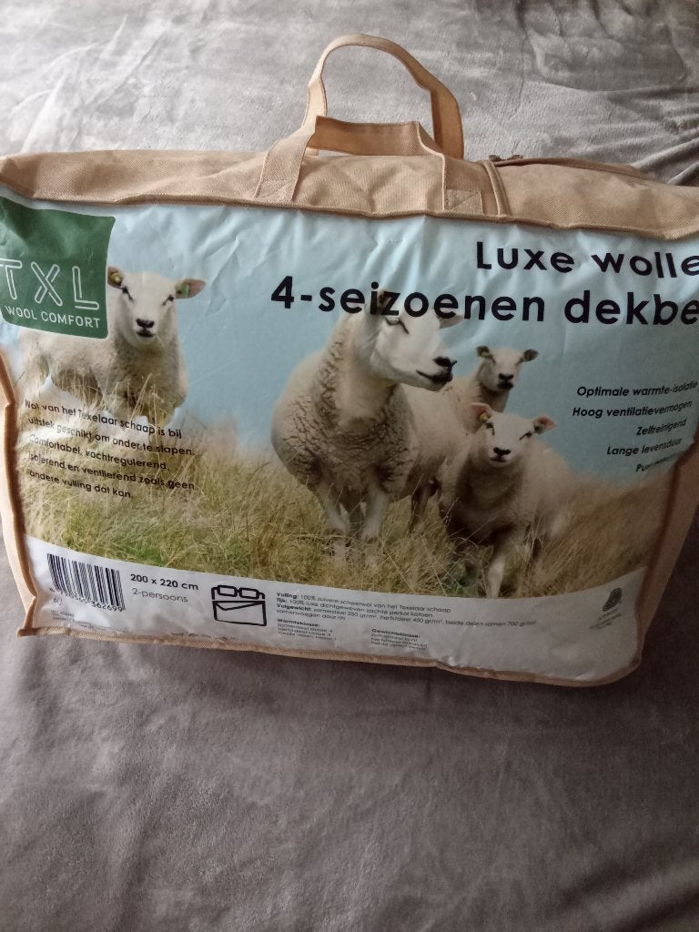 wollen dekbed Nieuw, Huis en Inrichting, Slaapkamer | Beddengoed, Nieuw, Deken of Dekbed, Tweepersoons, Wit, Ophalen