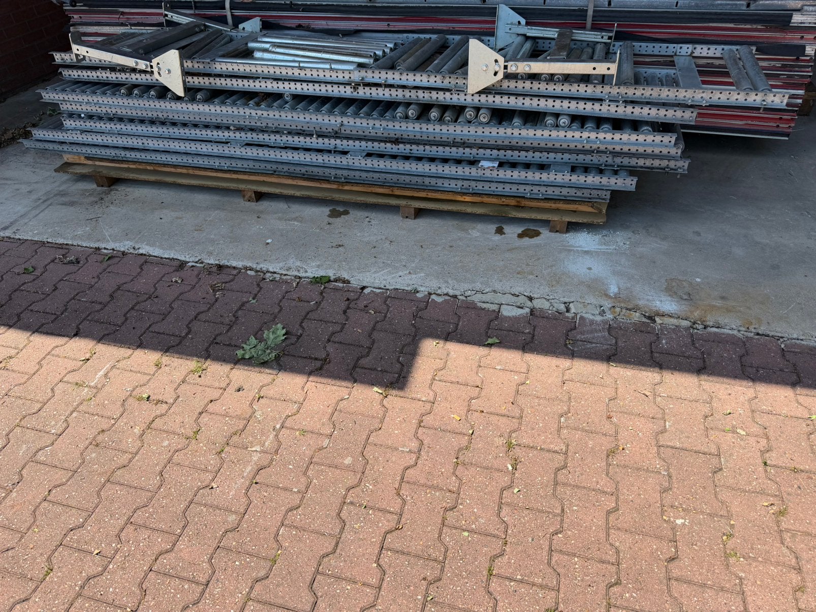Partij rolbanen —totaal ca 15 mtr, Doe-het-zelf en Verbouw, Steigers, Ophalen, Gebruikt, Overige typen, Minder dan 2 meter