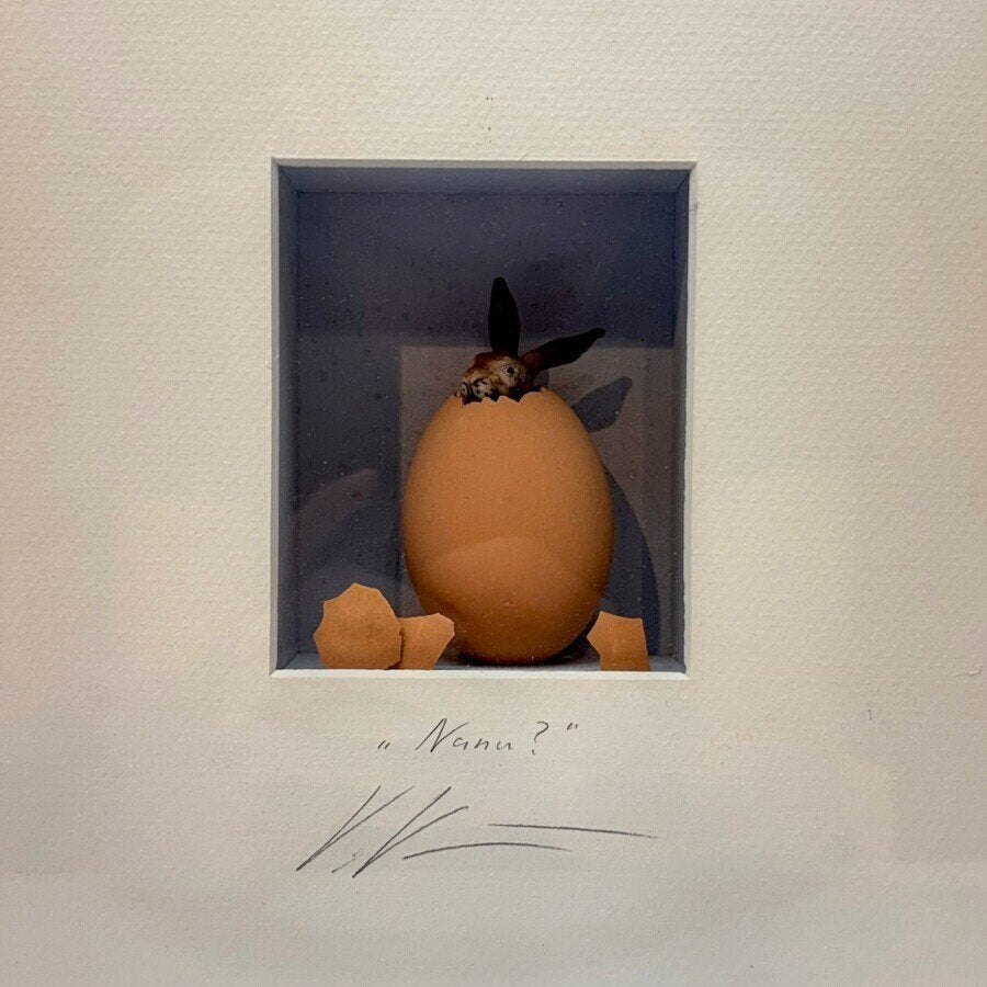 Volker Kühn (1948-2023) - 3D kunstwerk, Antiek en Kunst, Ophalen of Verzenden