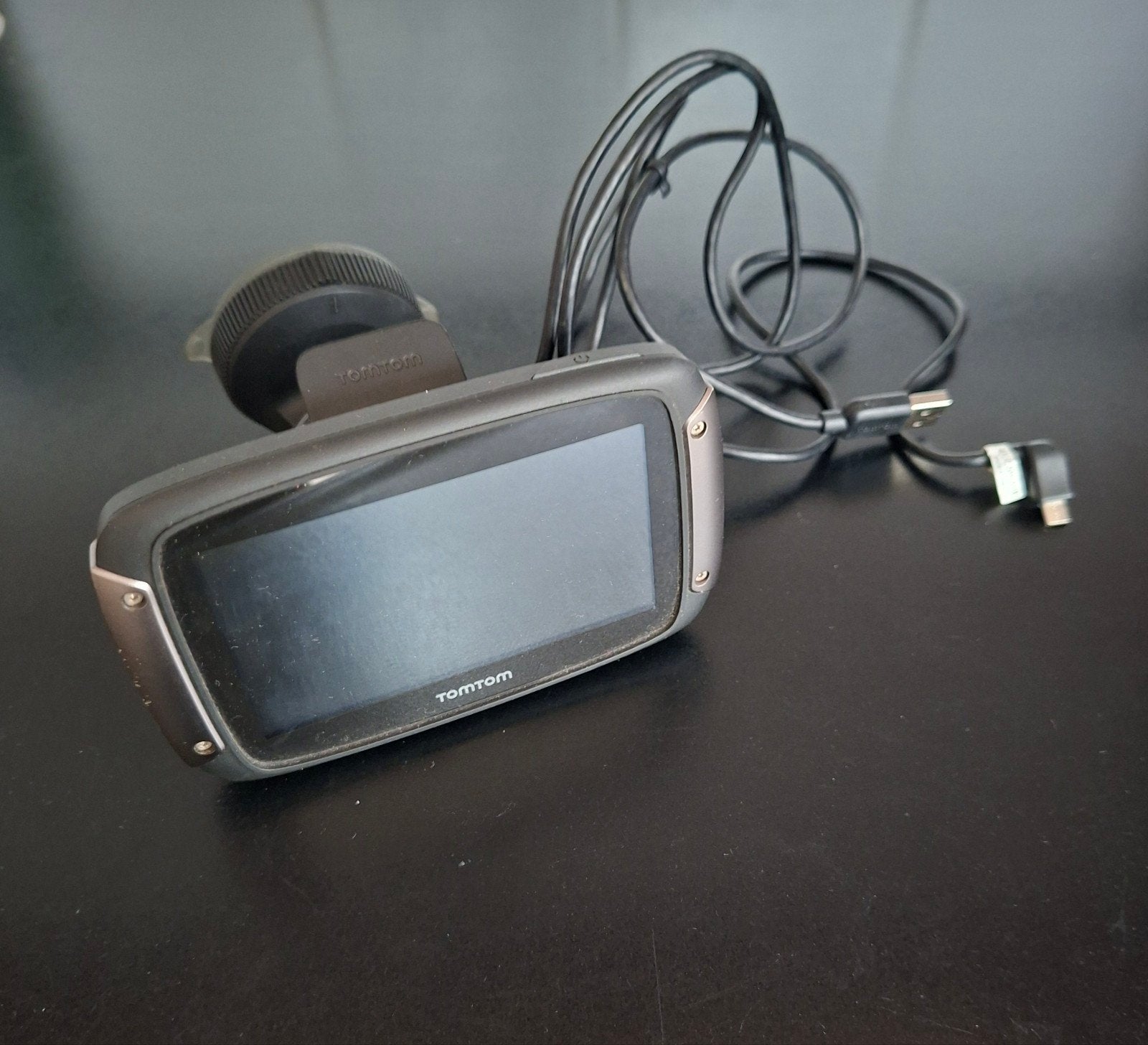 TomTom Rider 42 navigatiesysteem met houder en kabel, Ophalen of Verzenden, Gebruikt