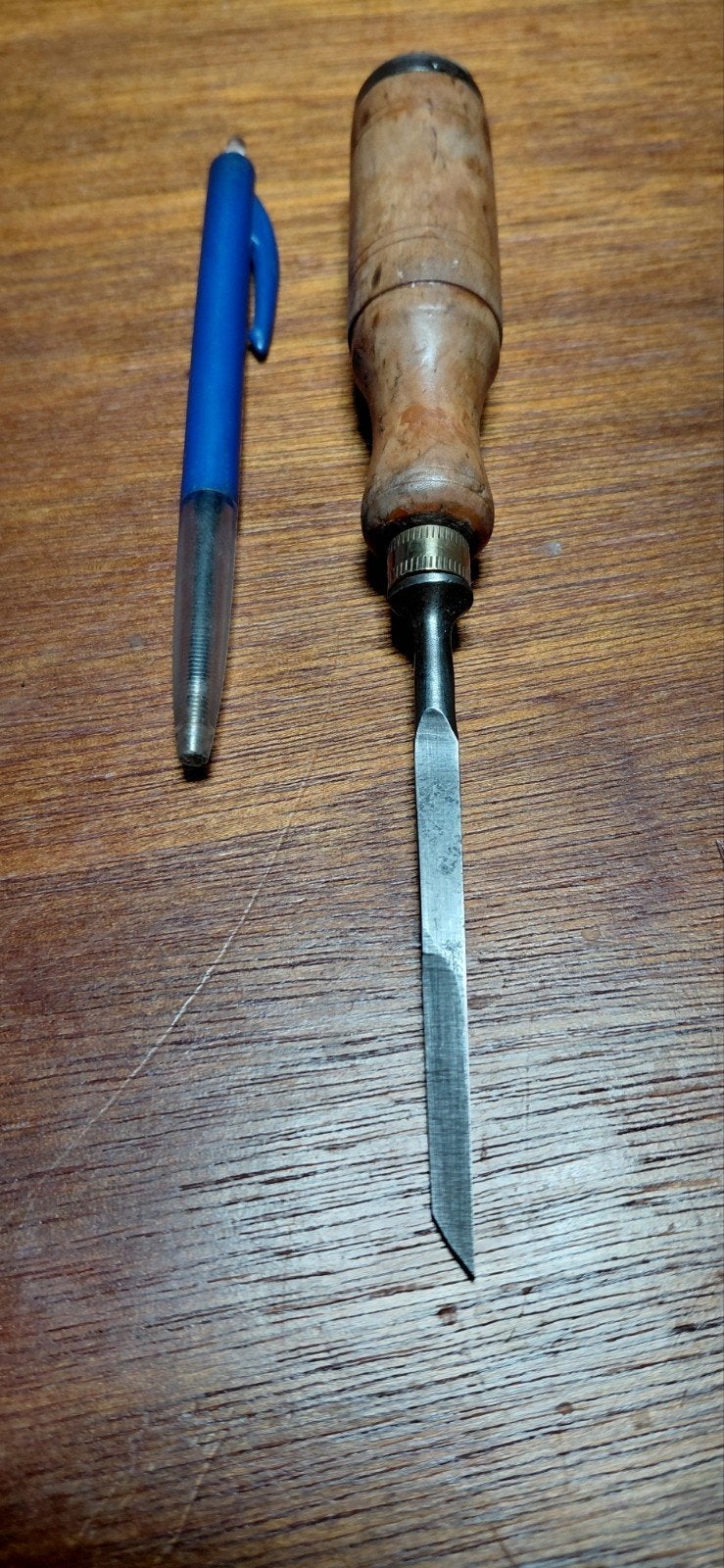 Mooie kleine aparte schietbeitel, beitel van Nooitgedagt 3mm, Ophalen of Verzenden