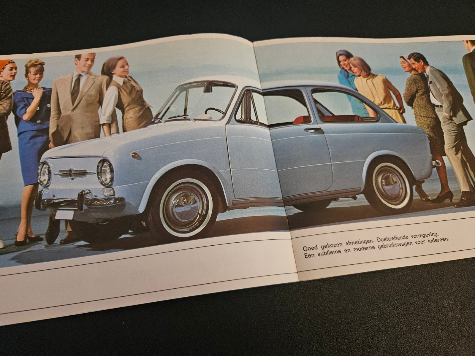 Brochure Fiat 850 1966, Ophalen of Verzenden, Zo goed als nieuw, Overige merken