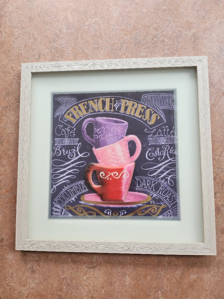 Schilderij kop en schotel, Ophalen, Minder dan 50 cm, Gebruikt, Schilderij
