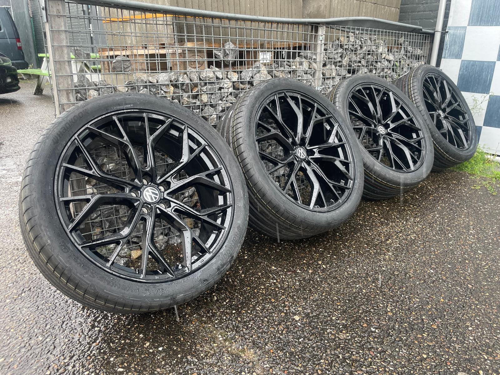 22” Volkswagen Touareg velgen 5x112 + Hankook 285 35 22 new, Banden en Velgen, Nieuw, Overige maten, Ophalen of Verzenden