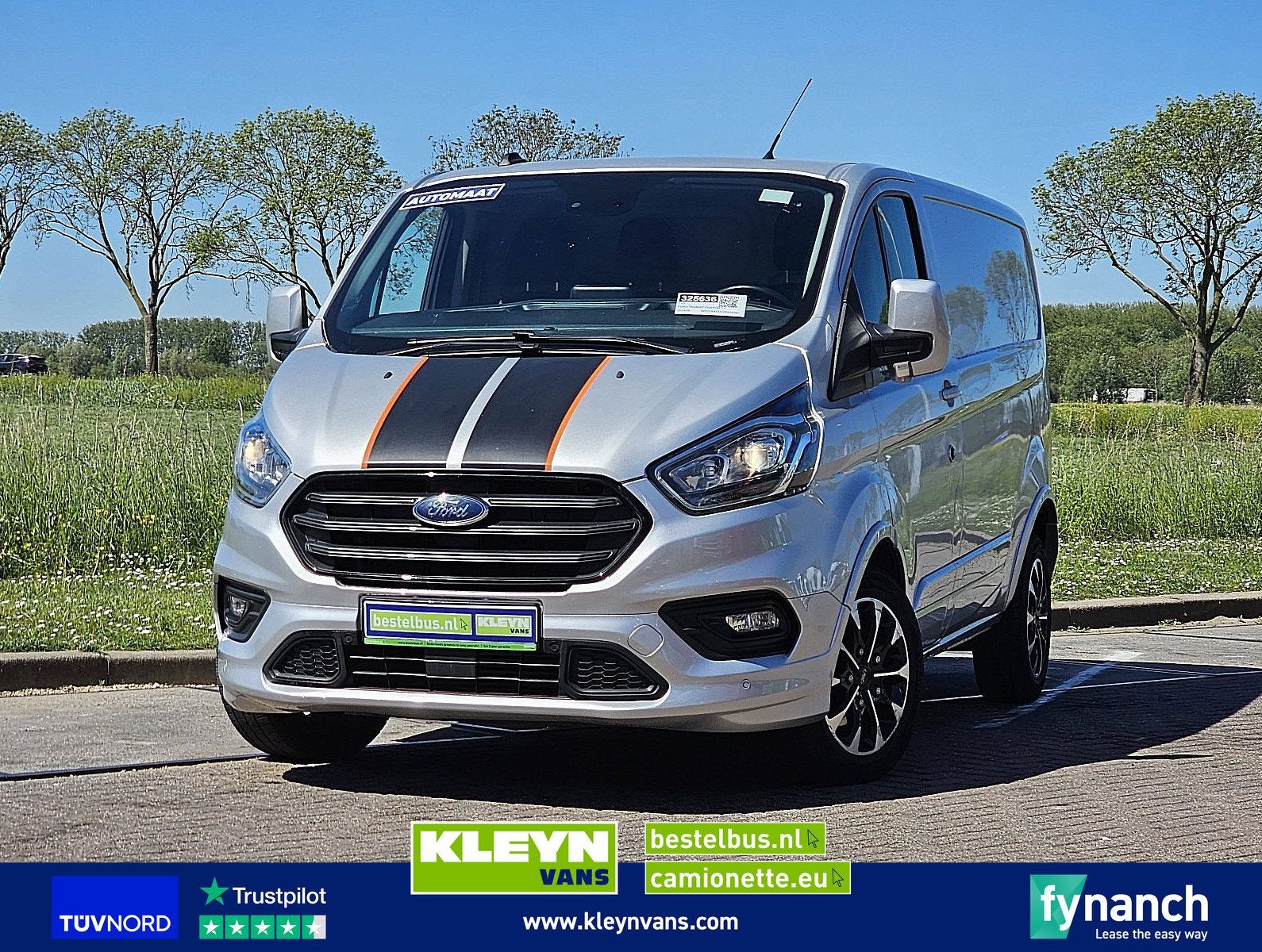 FORD TRANSIT CUSTOM 2.0 l1h1 sport navi!, Auto's, Euro 6, 4 cilinders, 1650 kg, Leder