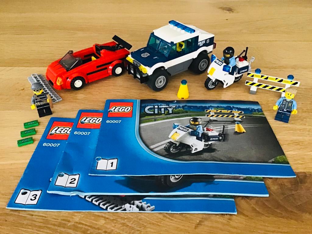 LEGO city 60007, high speed chase, compleet en ZGAN, Kinderen en Baby's, Speelgoed | Duplo en Lego, City, Lego, Ophalen of Verzenden