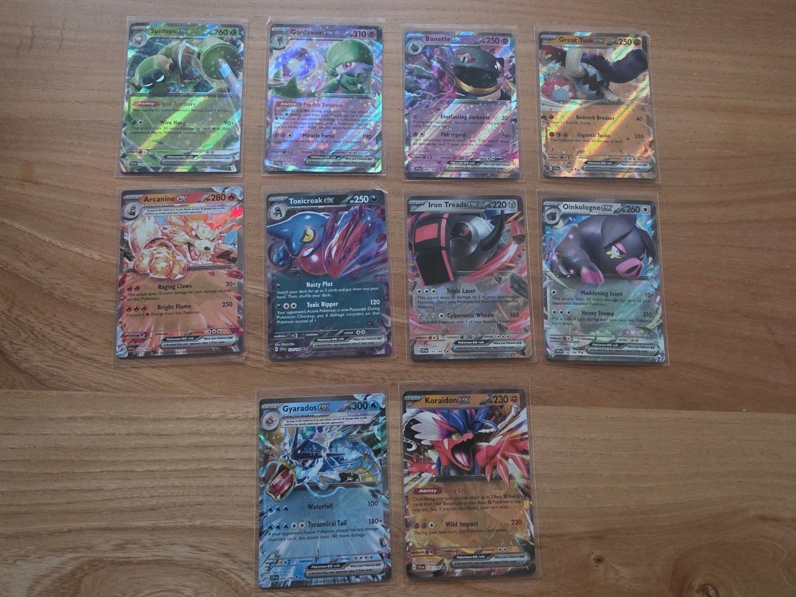 Set 10 pokemon ex kaarten Svi, Ophalen of Verzenden, Zo goed als nieuw, Meerdere kaarten