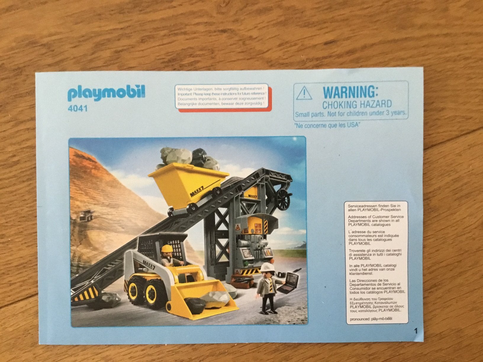Playmobil set 4041, Ophalen, Zo goed als nieuw