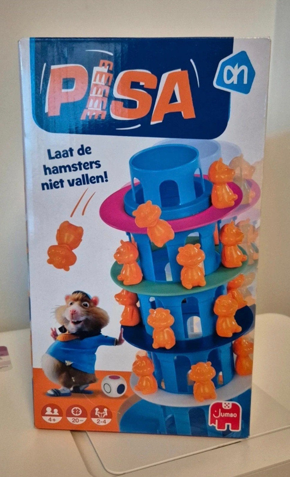 Jumbo Pisa Balansspel - Laat de hamsters niet vallen!, Drie of vier spelers, Ophalen of Verzenden, Nieuw, Jumbo