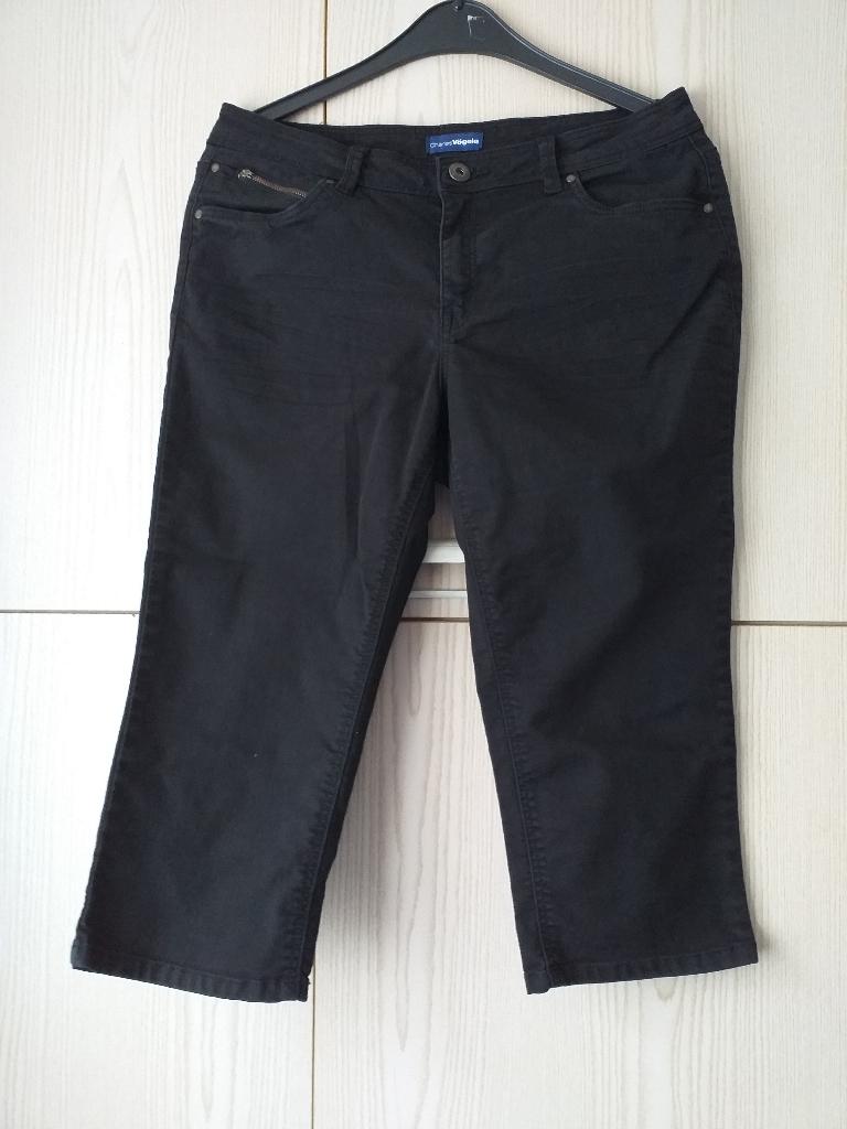 Capri Charles Vögele, mt 40, Maat 38/40 (M), Zwart, Ophalen of Verzenden, Charles Vögele