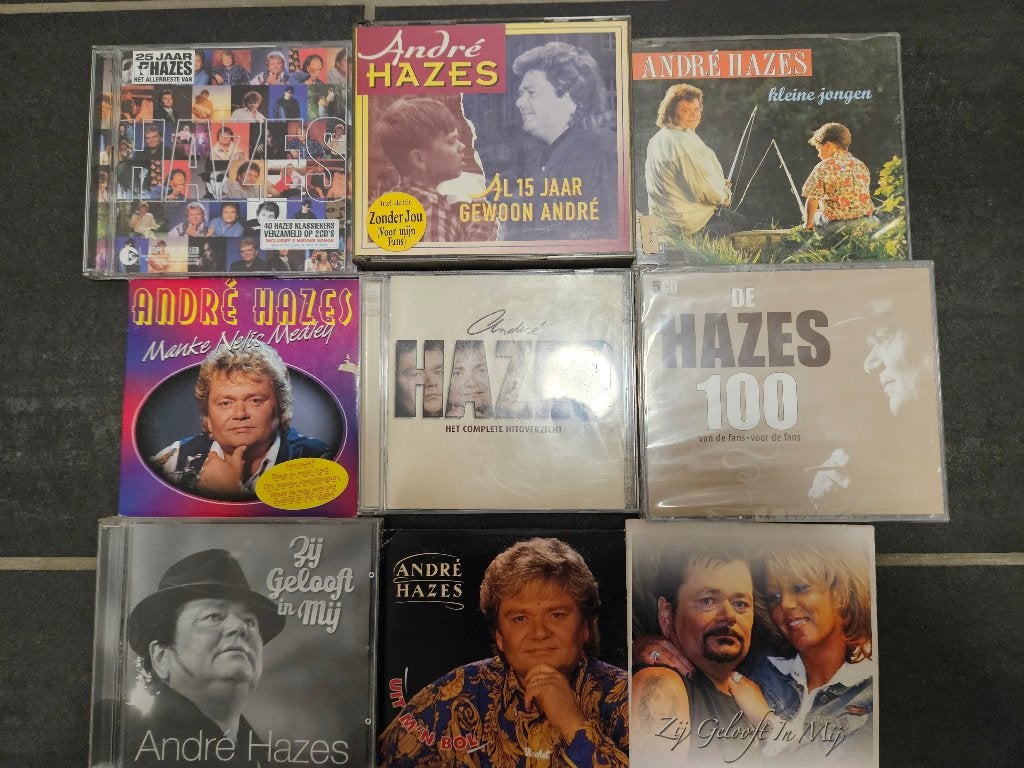 20 CD's van Andre Hazes, Ophalen of Verzenden, Gebruikt, Levenslied of Smartlap
