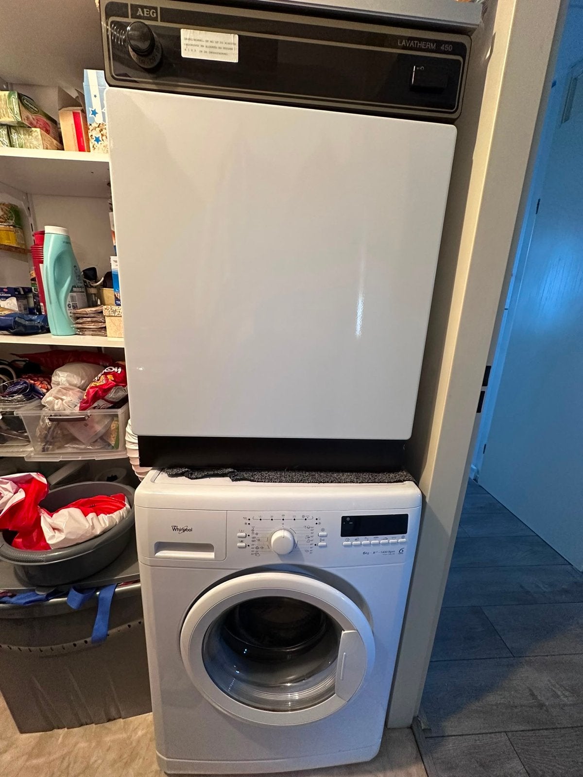 Whirlpool wasmachine + AEG droger – Samen gratis, 6 tot 8 kg, Ophalen of Verzenden, Gebruikt, 85 tot 90 cm