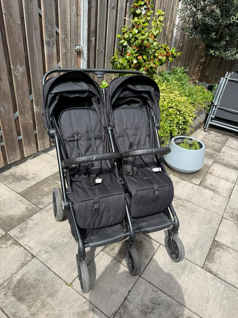 Tweeling buggy/kinderwagen, Gebruikt, Duowagen, Ophalen, Kinderwagen