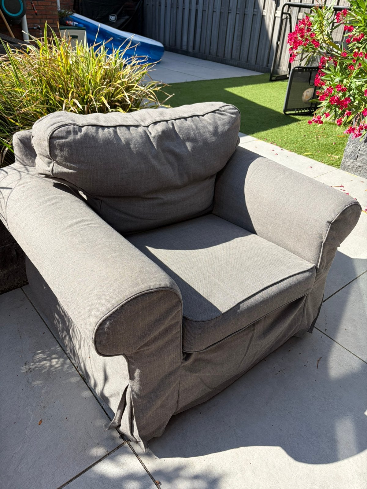Heerlijke relaxstoel, Ophalen, Gebruikt, 75 tot 100 cm, 100 tot 125 cm