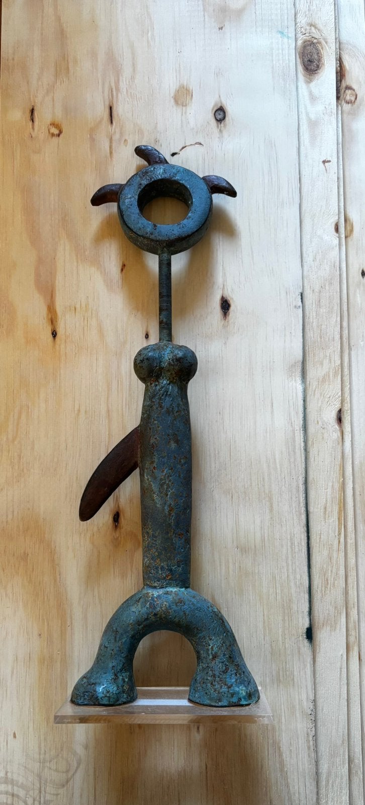 Kunstwerk / sculpture van Martin Duque, Ophalen, Brons