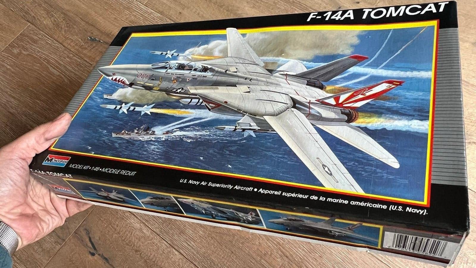 1/48 Monogram F-14A Tomcat, Nieuw, Groter dan 1:72, Vliegtuig, Ophalen