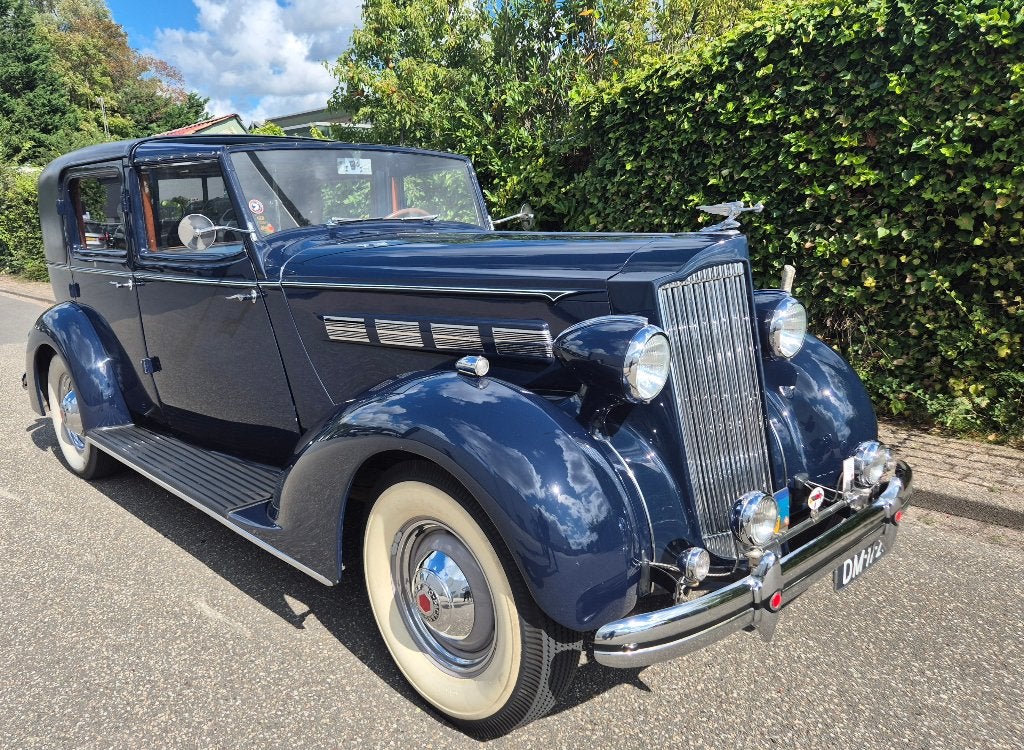 Packard One-Twenty  1937 Blauw, Auto's, Overige Auto's, Particulier, Benzine, Euro 4, Cabriolet, Handgeschakeld, Geïmporteerd