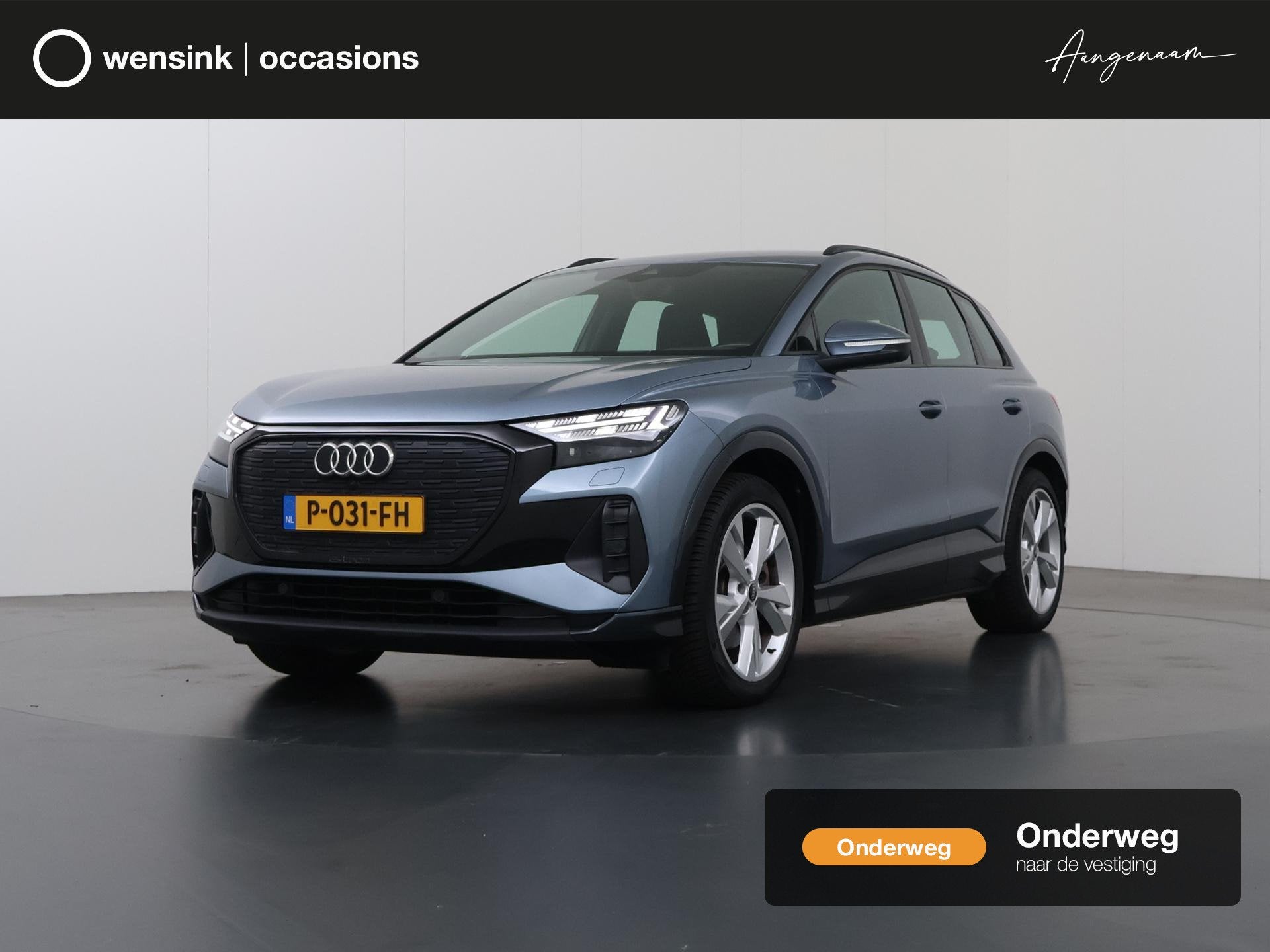 Audi Q4 e-tron 50 quattro Launch edition Advanced Plus 77 kW, Auto's, Dealer onderhouden, Zwart, Automatische klimaatregeling