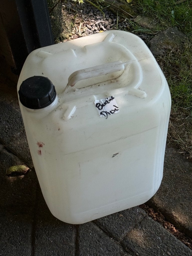 Jerrycan 25L      Heb er meerdere, Doe-het-zelf en Verbouw, Ophalen of Verzenden, Gebruikt