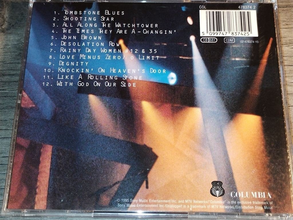 Bob Dylan - MTV Unplugged, Cd's en Dvd's, Cd's | Pop, Ophalen of Verzenden, Zo goed als nieuw